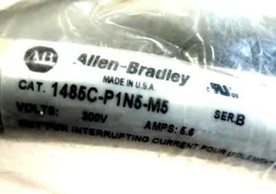 ALLEN BRADLEY 1485C-P1N5-M5 PATCHCORD SER.B 1485CP1N5M5 NEW, SURPLUS
