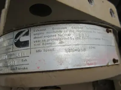 USED 1984 CUMMINS NTC-400