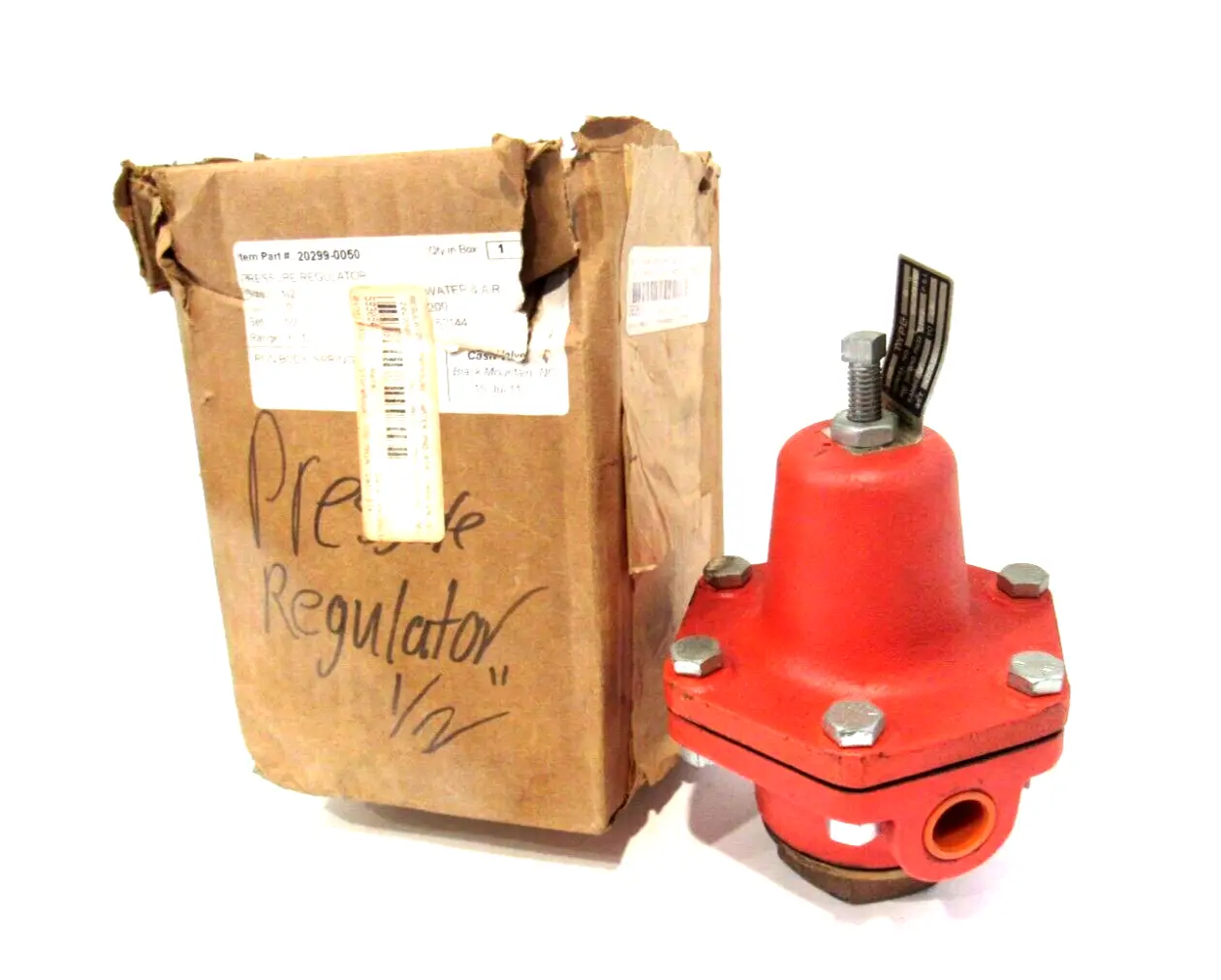 NEW CASH VALVE 20299-0050 PRESSURE REGULATOR TYPE B 1/2" 50PSI
