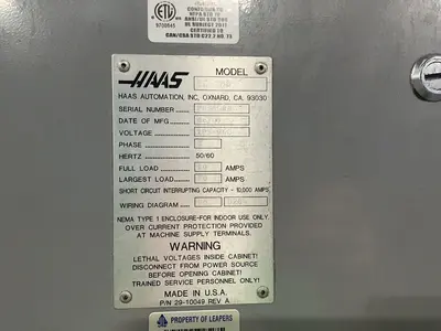 Used HAAS EC30001 Horizontal Machining Centers Ohio US | HGR 24 #1280417