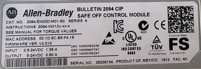 Allen-Bradley 2094-BC01-MP5-M SER. A PLC Processors | ESS Industrial Equipment Sales (11)
