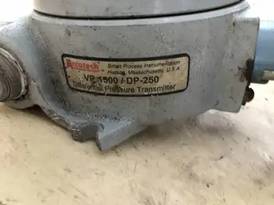 Accutech VR-1500/DP-250 Differential Pressure Transmitter 2.57-257inH2O 5801PSI