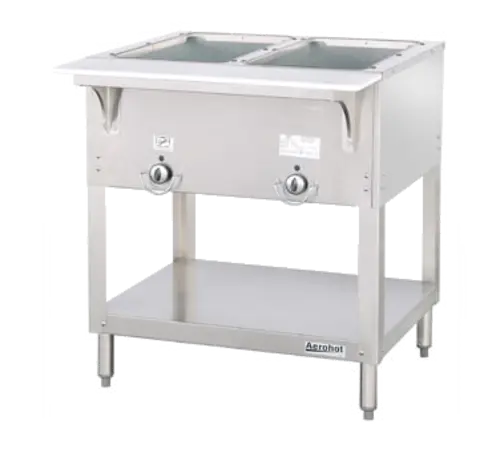 Duke E302SW 30 3/8" Hot Food Table w/ (2) Wells & Cutting Board, 120v