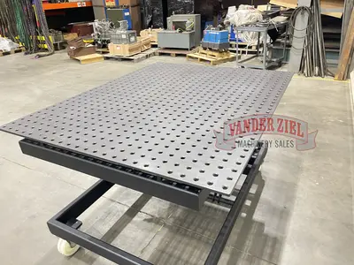 Siegmund Imperial 4' x 5' Heavy Duty Mobile Lifting Welding Table