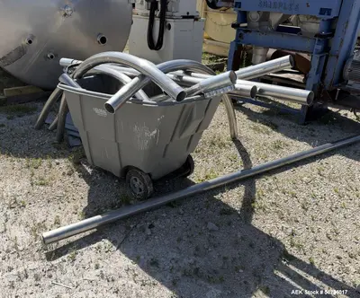 Used Flexicon Bulk Bag Unloader with Chain-Vey Conveying System – 4,000 lb Capacity Super Sack Discharge Station