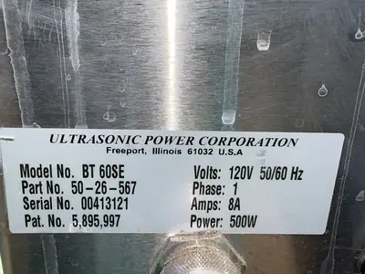 Used ULTRASONIC POWER CORP BT 60SE Parts Washers Ohio US | HGR 24 #1566977