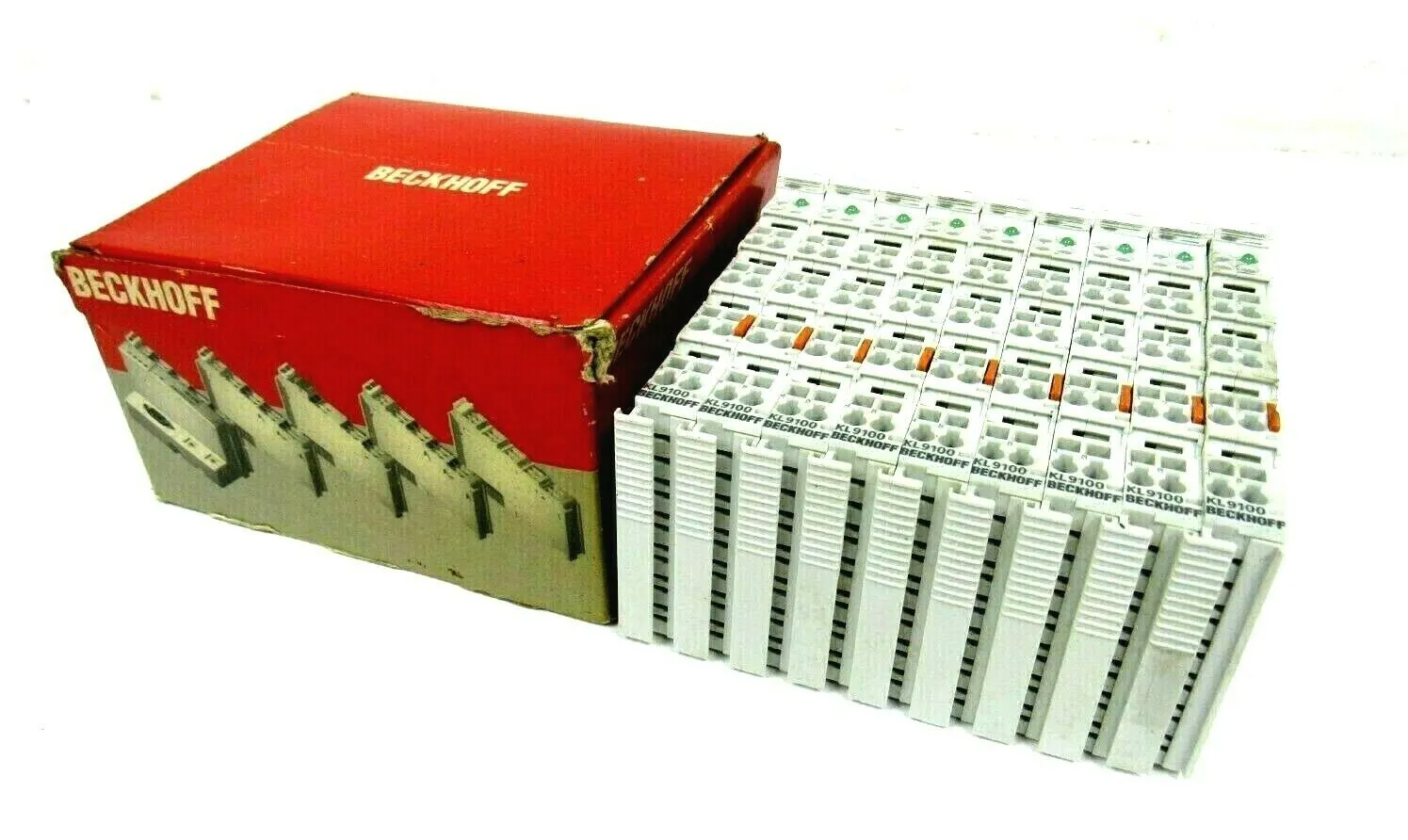 NEW BOX OF 9EA BECKOFF KL9100 POWER SUPPLY TERMINAL