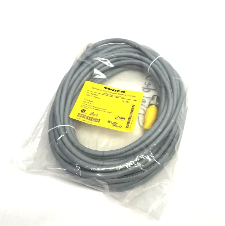 New | in-Stock Turck Eurofast Double Ended Cordset U99-12125 Cable & Wire Michigan US | Maverick Industrial Sales #1390690
