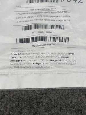 New | in-Stock Fabory U38801.006.0325 Seals & Gaskets California US | Davliegogo LLC #1707641