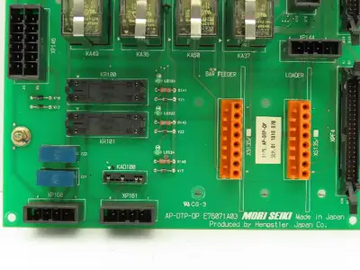 Mori Seiki E76071A03 Adapter Circuit Board Relay