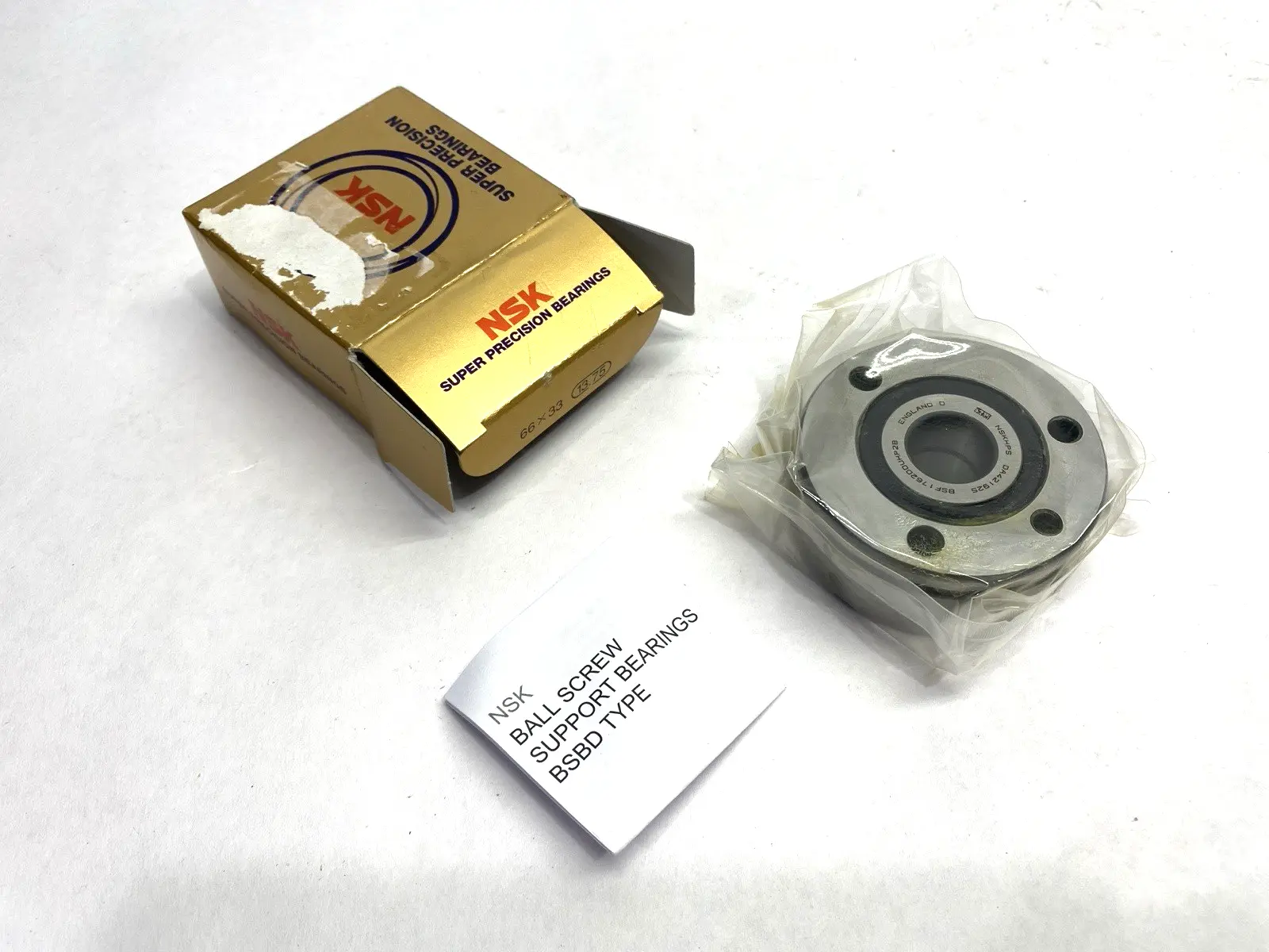 USED NSK DOUBLE ROW BEARING 17MM BORE DIA. 62MM OD