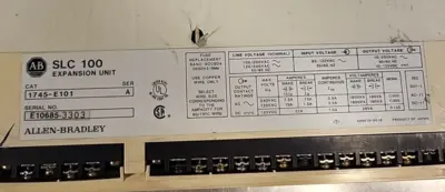 Allen Bradley SLC 100 1745 - E101 Program. Control Ser. A (BIN 4.5.4)