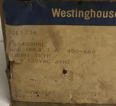 New | in-Stock WESTINGHOUSE 1366D72G09 Miscellaneous Equipment (Electrical & Power) | Surplus Asset Holdings #1188456