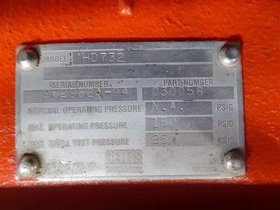 NE-C Series 16" Actuated Wafer Valve Assembly Used