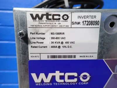 USED WELDING TECHNOLOGIES CORPORATION CEN6
