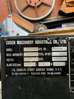 USED COSEN C-650MNC