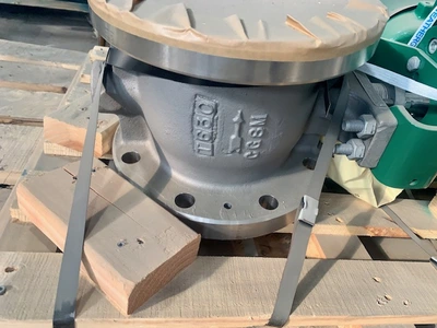Fisher 6" V150 V-Ball Control Valve with actuator and positioner , Unused
