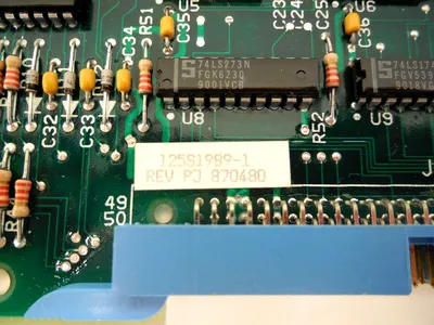 ABB TAYLOR 125S1989-1 ANALOG CARD REV.PJ 125S19891