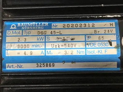USED BAUMULLER DSG 45-L
