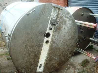 2,200L S/S JKTD Enclosed Mixing Tank