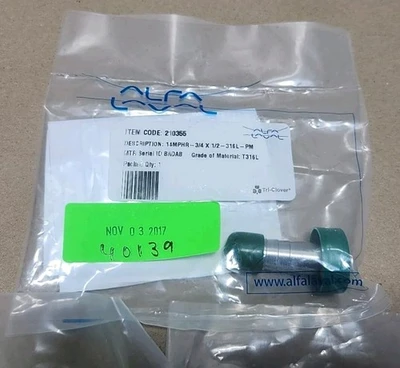 NEW Alfa Laval 14MPHR-3/4X1/2-316L-PM