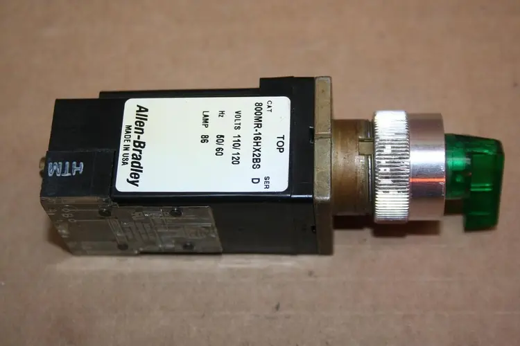 Used ALLEN BRADLEY 800MR-16HX2BS GREEN Relays & Switches Michigan US | Ideal Machinery #598988