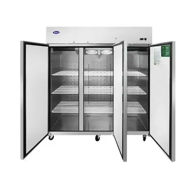New | in-Stock Atosa New Atosa MBF8003GR Top Mount (3) Door Reach-In Freezer Freezers Illinois US | Falcon Restaurant Supply #1375470