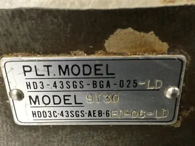 USED TOYO HDD3C-43SGS-AEB-6ED-06-LD