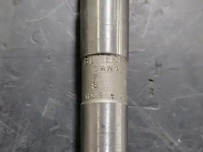 0.635in. x 10in. Chucking Reamer, Str. Shank, Str. Flute