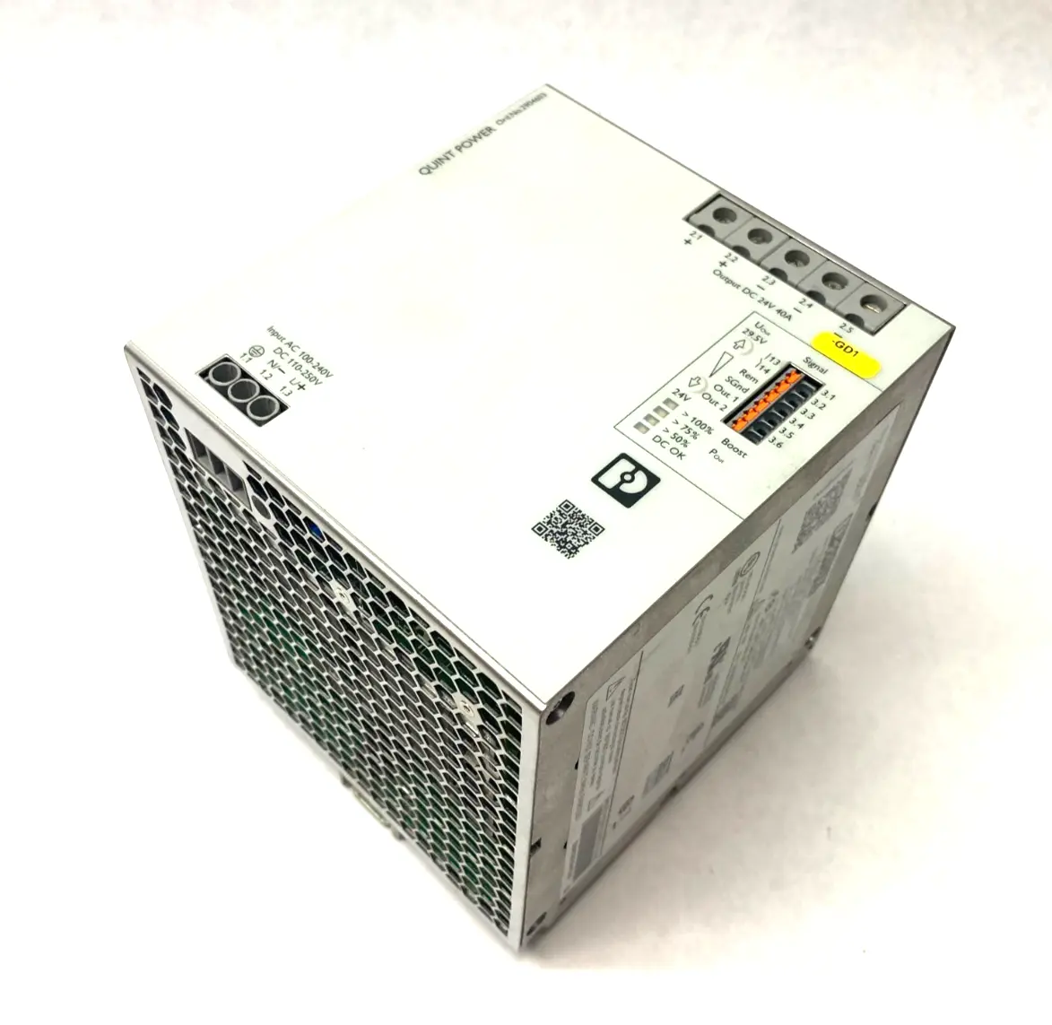 QUINT4-PS/1AC/24DC/40,2904603 | Phoenix Contact QUINT4-PS/1AC/24DC/40 Primary Switched Power Supply 2904603 - Used