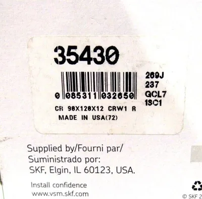 NEW SKF 35430 OIL SEAL