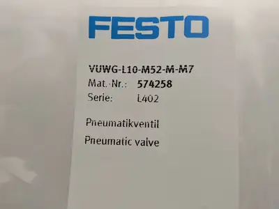 New | in-Stock FESTO PNEUMATIC VALVE 574258 Solenoid Valves Michigan US | Maverick Industrial Sales #1091691