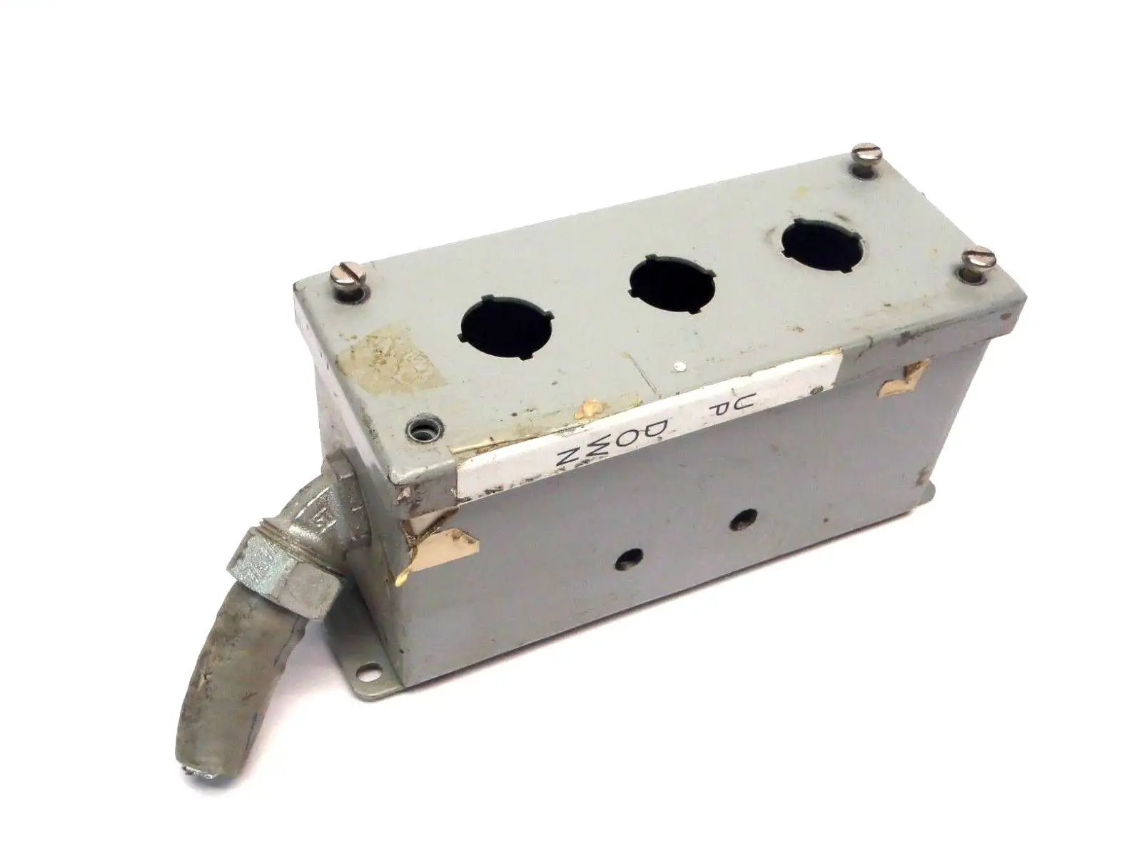Used Hoffman 3 Hole 22.5mm Pushbutton Enclosure 7.00 x 2.75 X 3 Electrical Boxes Michigan US | Maverick Industrial Sales #1401754