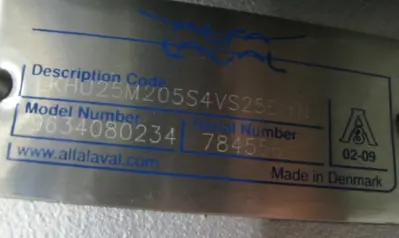 NEW Alfa Laval LKHU25M205S4VS25EIYN