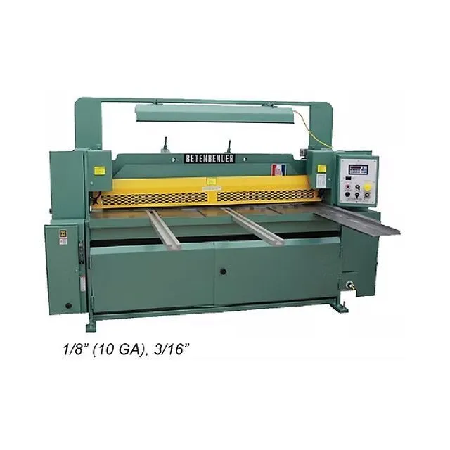 New | in-Stock BETENBENDER 6-1875 Power Squaring Shears (Gauge) Florida US | Sierra Victor Machinery #262613