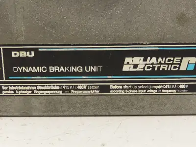 Reliance Electric 837.02.01B DBU-50 Dynamic Braking Unit 415/480V