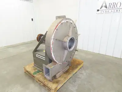 Sprout Centrifugal Blower Fan 33" Wheel 10" In 8x5" Out Stainless Food Grade