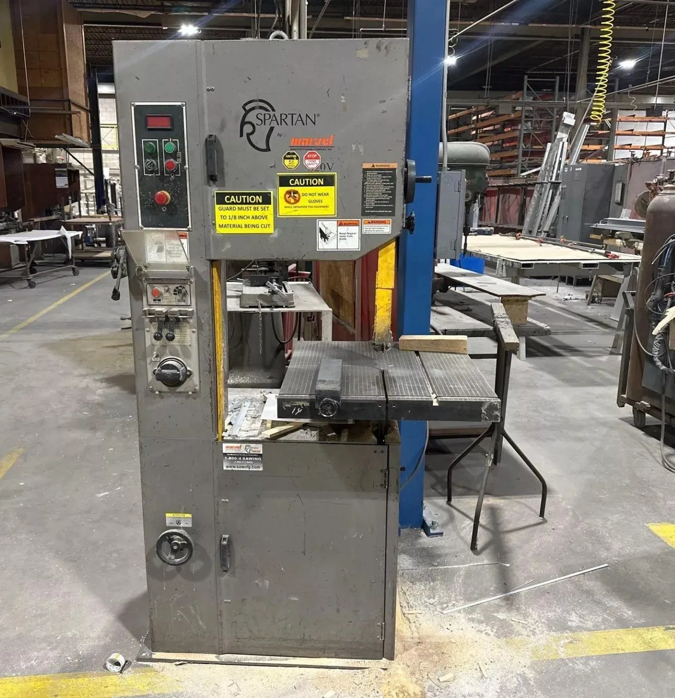Used MARVEL SPARTAN S20V Vertical Band Saws Ohio US | Mohawk Machinery #1266957