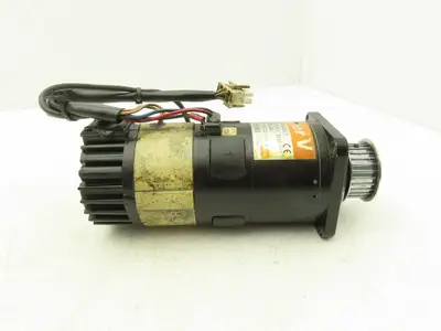 Sanyo Denki V720B-412EL7 Super V DC Servo Brake Motor 80 VDC W/Encoder 24V Brake