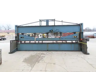 15 Ton 20' Hydraulic Press Brake Punch C-Frame 11-Hole Steel Hole Punch