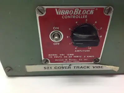 Used Russell VibroBlock Controller Electrical Controls Michigan US | Maverick Industrial Sales #1401471