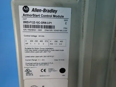 USED ALLENBRADLEY 280DF12Z10CGRW3P1