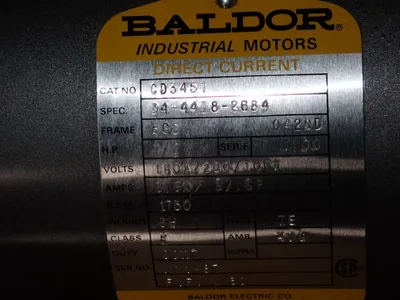 Used BALDOR CD3451 D.C. Motors Ohio US | HGR 24 #968298