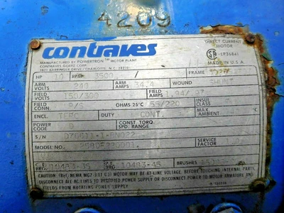 Used CONTRAVES 258DF220001 Vertical Mixers Ohio US | Equipment Recovery Corp. #1331553