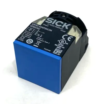 IQR40-45NPSKC0K | Sick  Short-Body Inductive Proximity Sensor 45mm Range 6069282 - Used