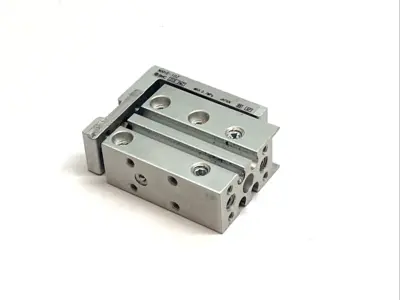 NEW SMC COMPACT SLIDE TABLE 6MM BORE 10MM STROKE GUIDED CYLINDER