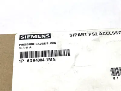 6DR4004-1MN, 6DR40041MN | Siemens 6DR4004-1MN Pressure Gauge Block, Manometer Manifold - New