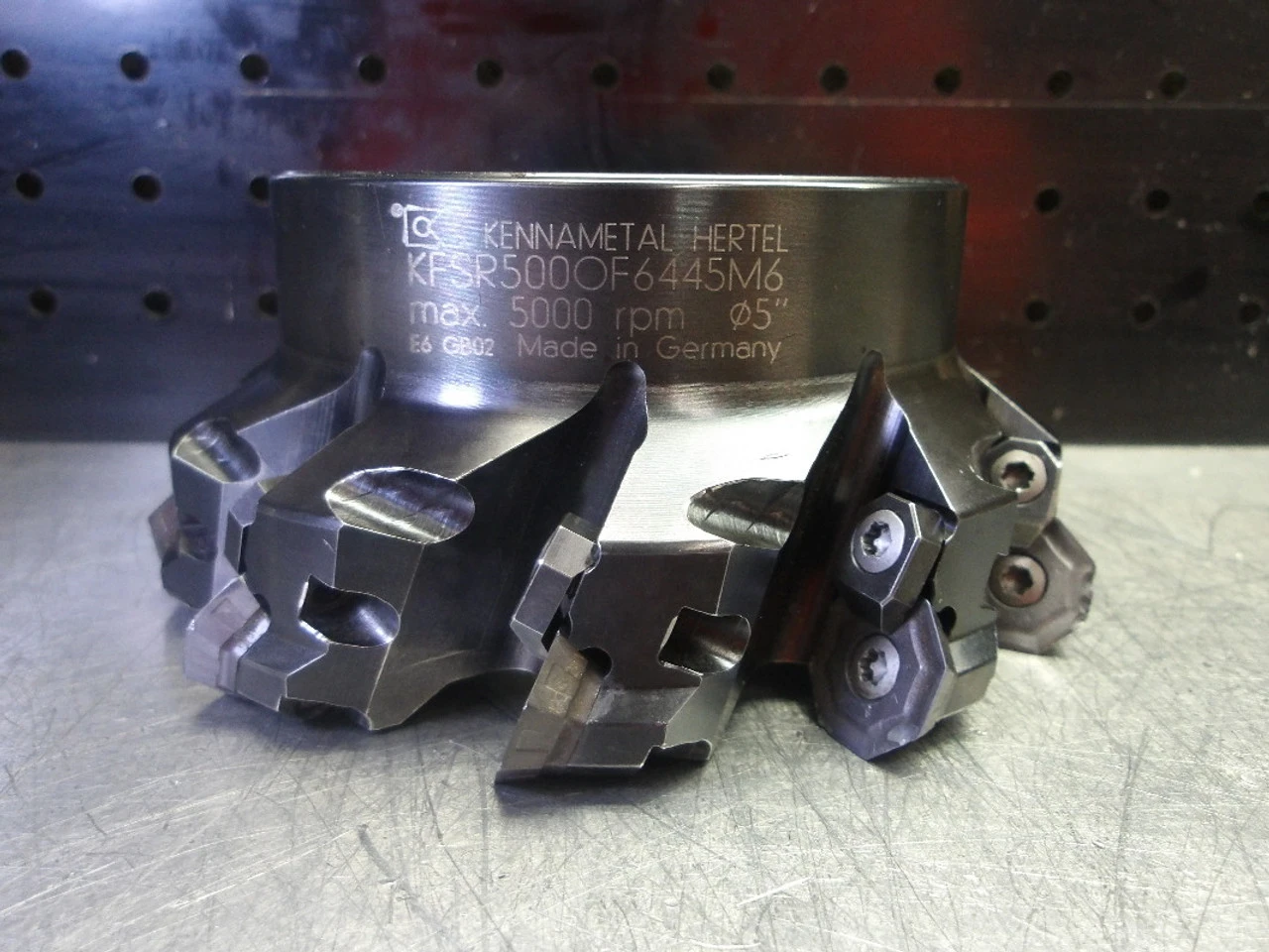 Kennametal 5" Indexable Facemill 1.5" Arbor KFSR500OF6445M6 (LOC2428A)