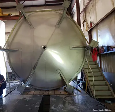 6,500 Gallon Stainless Steel Storage Tank – Vertical Single Wall Unused