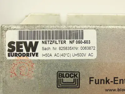 SEW Eurodrive NF 050-503 Netzfilter Filter 3x520VAC 50A